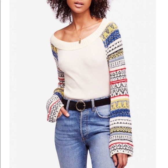 💖HP 10/27💖Free People long sleevesknitted top - Picture 7 of 8